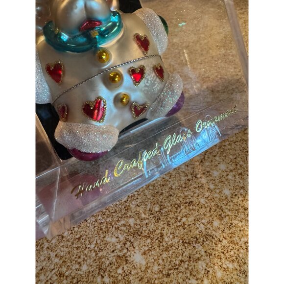 🐑 2004‎ Target Unique Treasures Glass Elvis Sheep Christmas Ornament – NIB - Picture 5 of 9